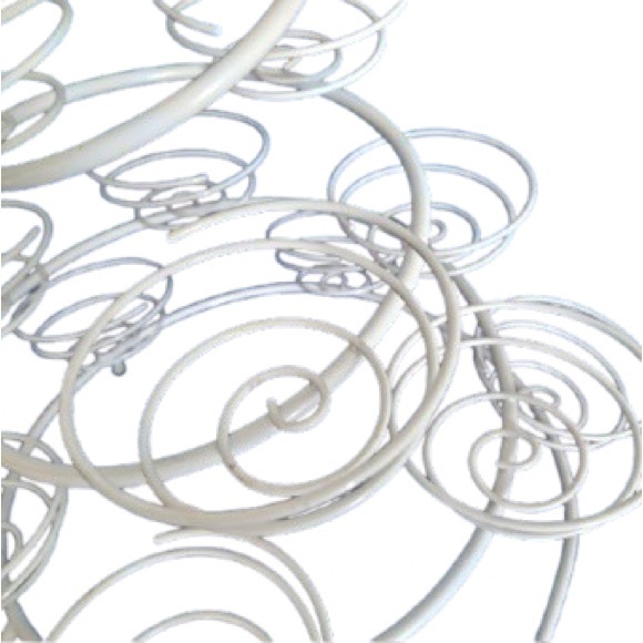 Vintage White Metal Spiral Spring Cupcake / Muffin Tree - Picture 3 of 4